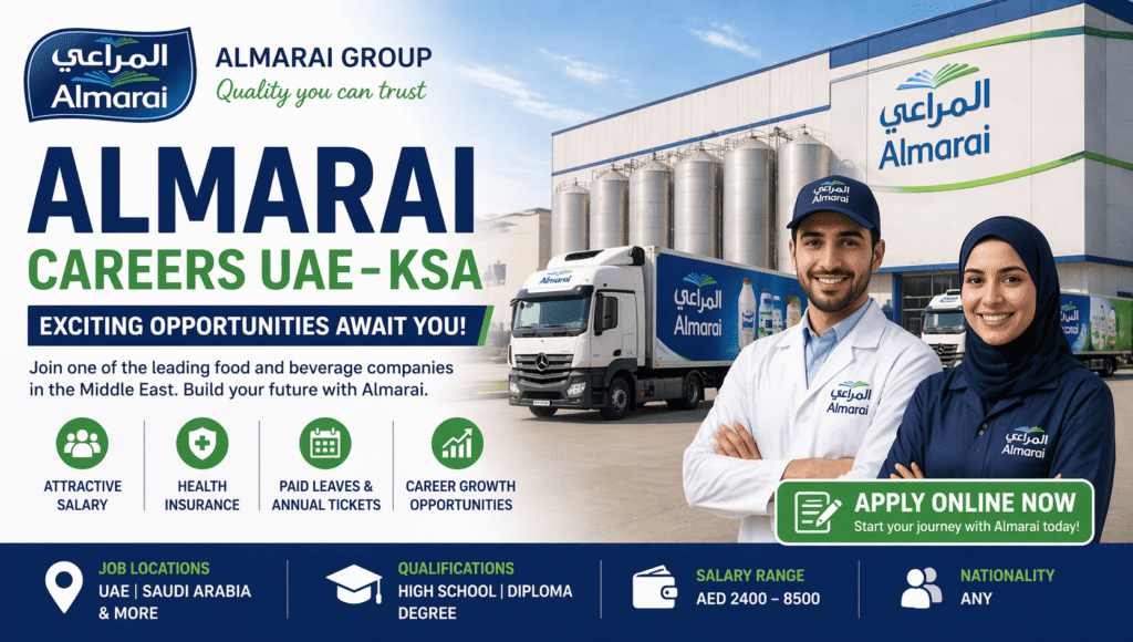 Almarai Careers UAE 2026 Hiring Now