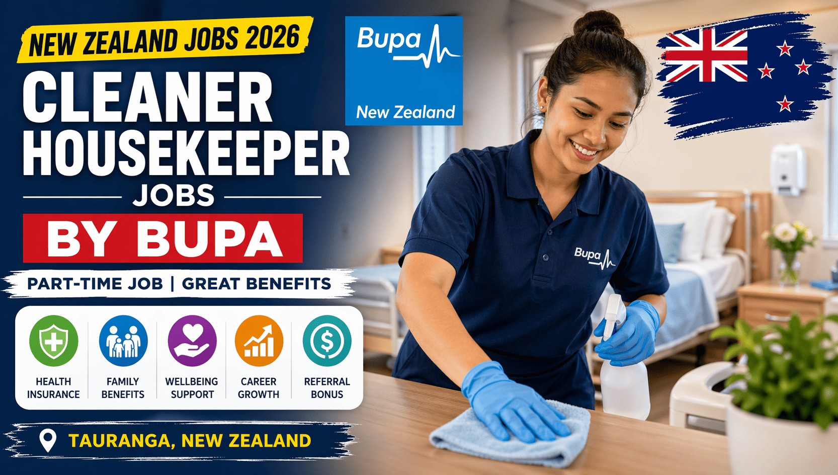 Cleaner Housekeeper Jobs in New Zealand 2026