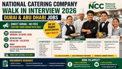 National Catering Company Walk in Interview 2026: Massive UAE Hiring