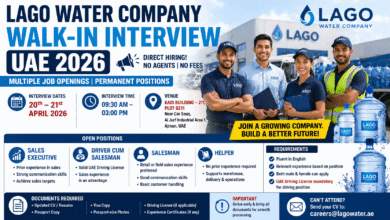 Lago Water Company Walk-In Interview UAE 2026: Huge Hiring Opportunity