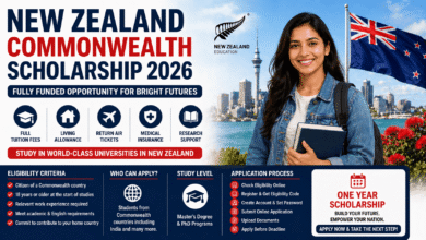 New Zealand Commonwealth Scholarship 2026: Amazing Fully Funded Study Chance for Students