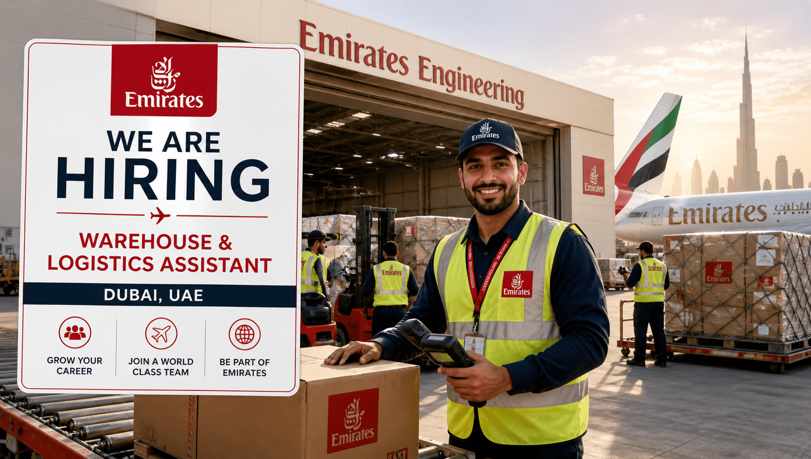 Shocking Emirates Dubai Hiring Alert 2026 – Warehouse & Logistics Jobs With Tax-Free Salary